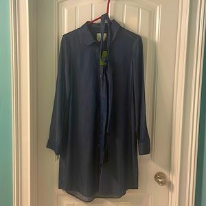 Kate spade denim shirt dress with belt